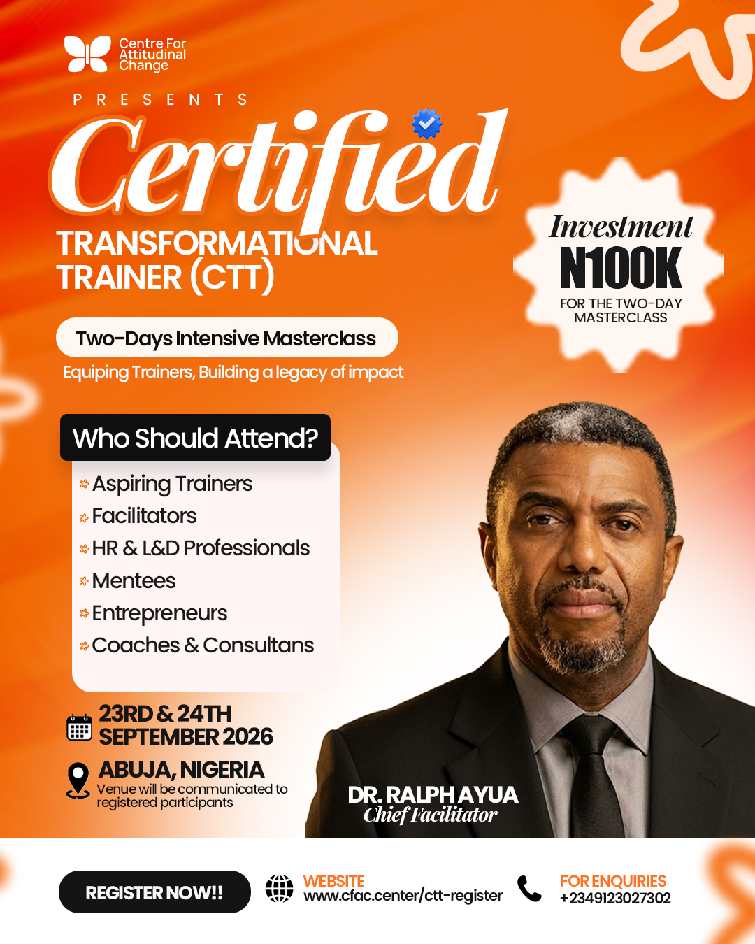 CTT Programme Flyer 1
